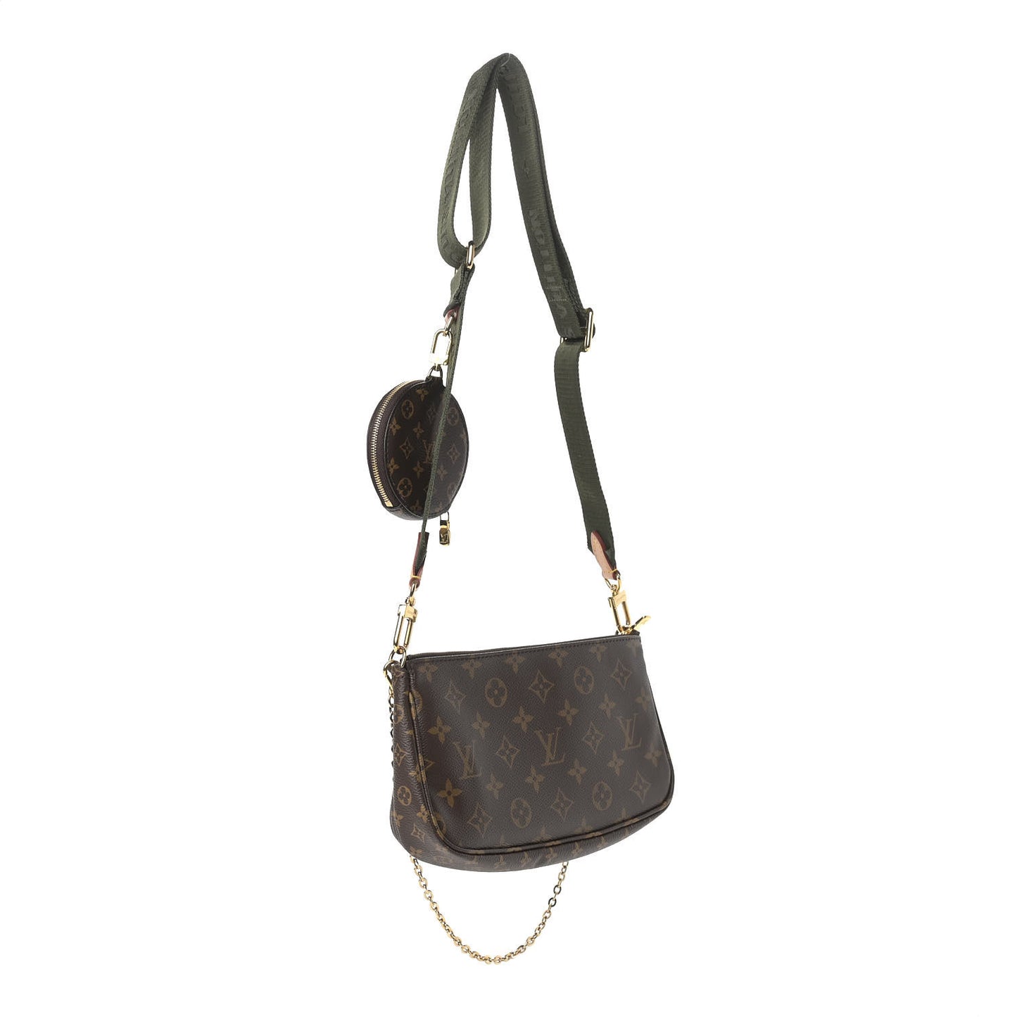 Monogram Multi Pochette Accessories Kaki