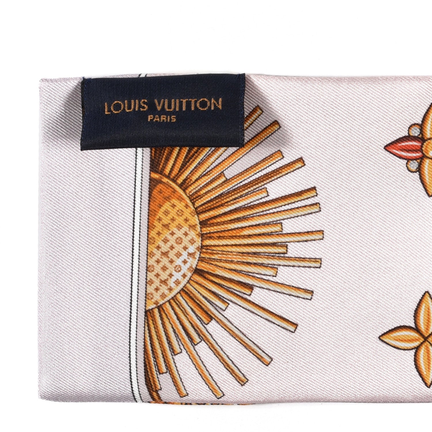 Louis Vuitton Silk Monogram Vendome Bandeau Gris 3 of 3