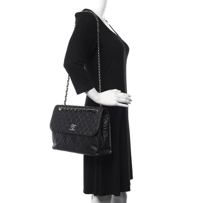Chanel Calfskin Quilted In The Business Flap Bag Black 2 of 13