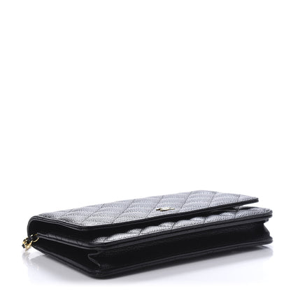Chanel Caviar Quilted Wallet On Chain WOC Black 4 of 11