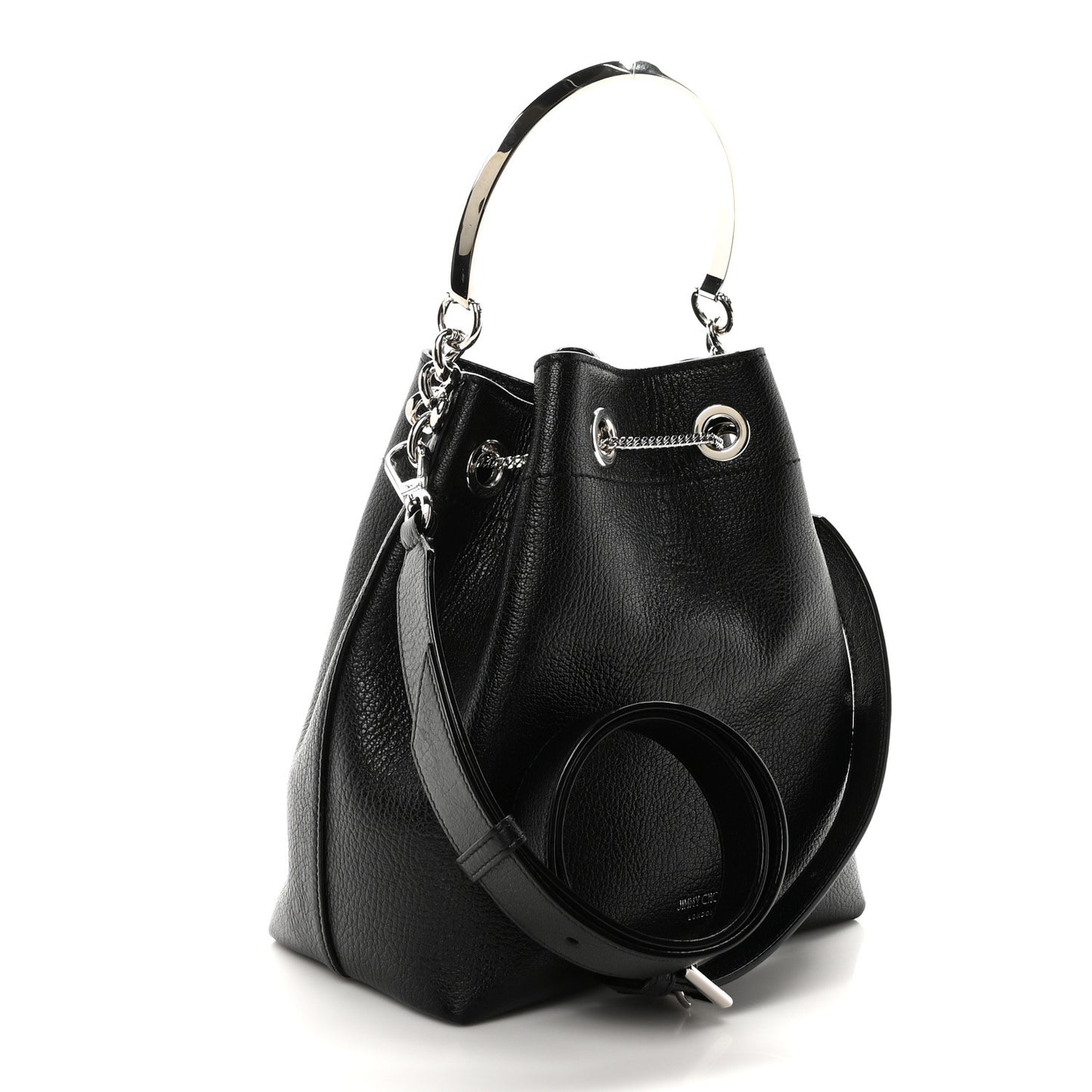 Calfskin Bon Bon Bag Bucket Bag Black
