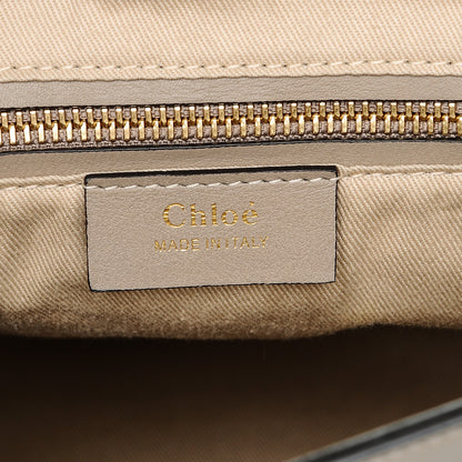 Chloe Suede Calfskin Medium Faye Backpack Motty Grey 6 of 6