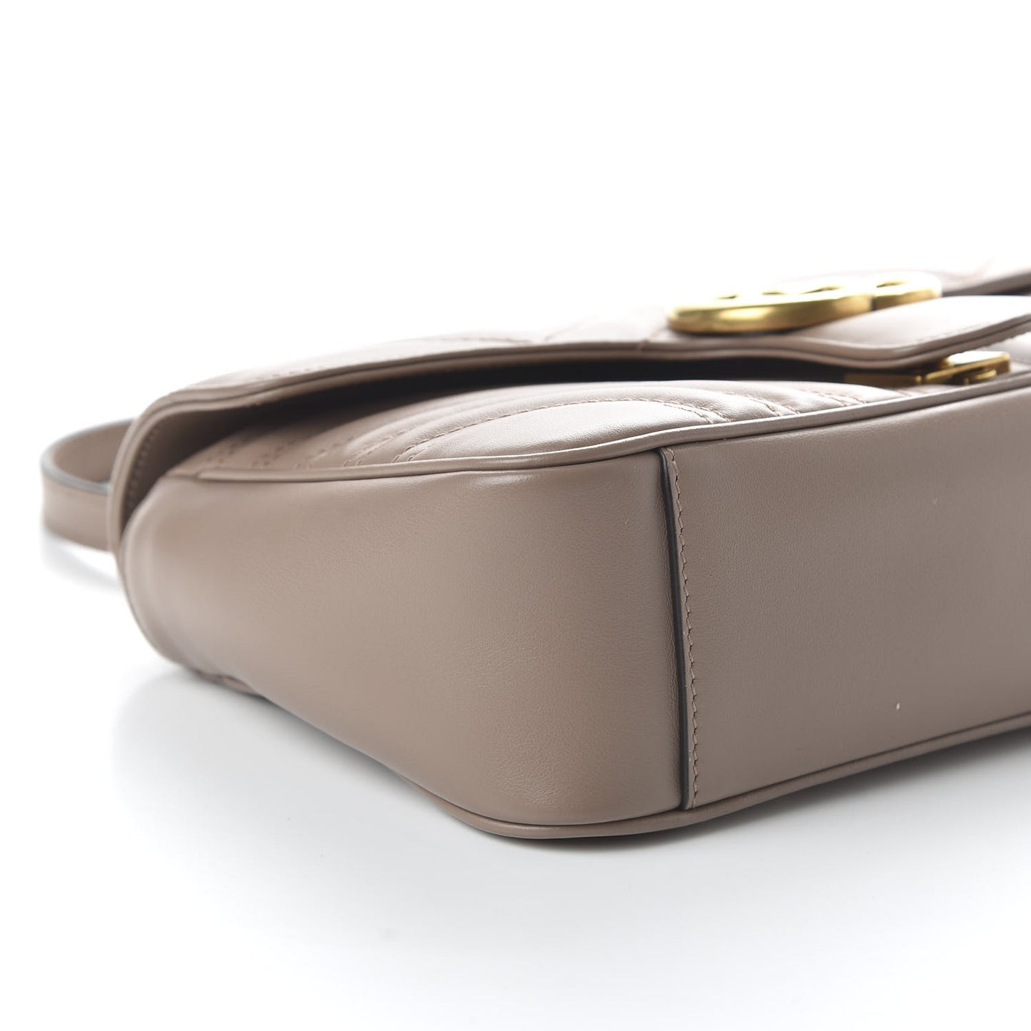 Calfskin Matelasse Small GG Marmont Shoulder Bag Porcelain Rose