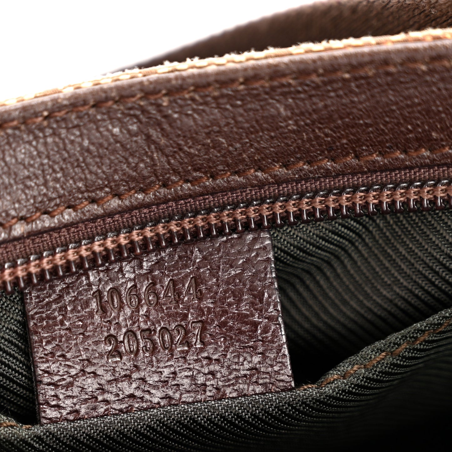 Monogram Shoulder Bag Dark Brown