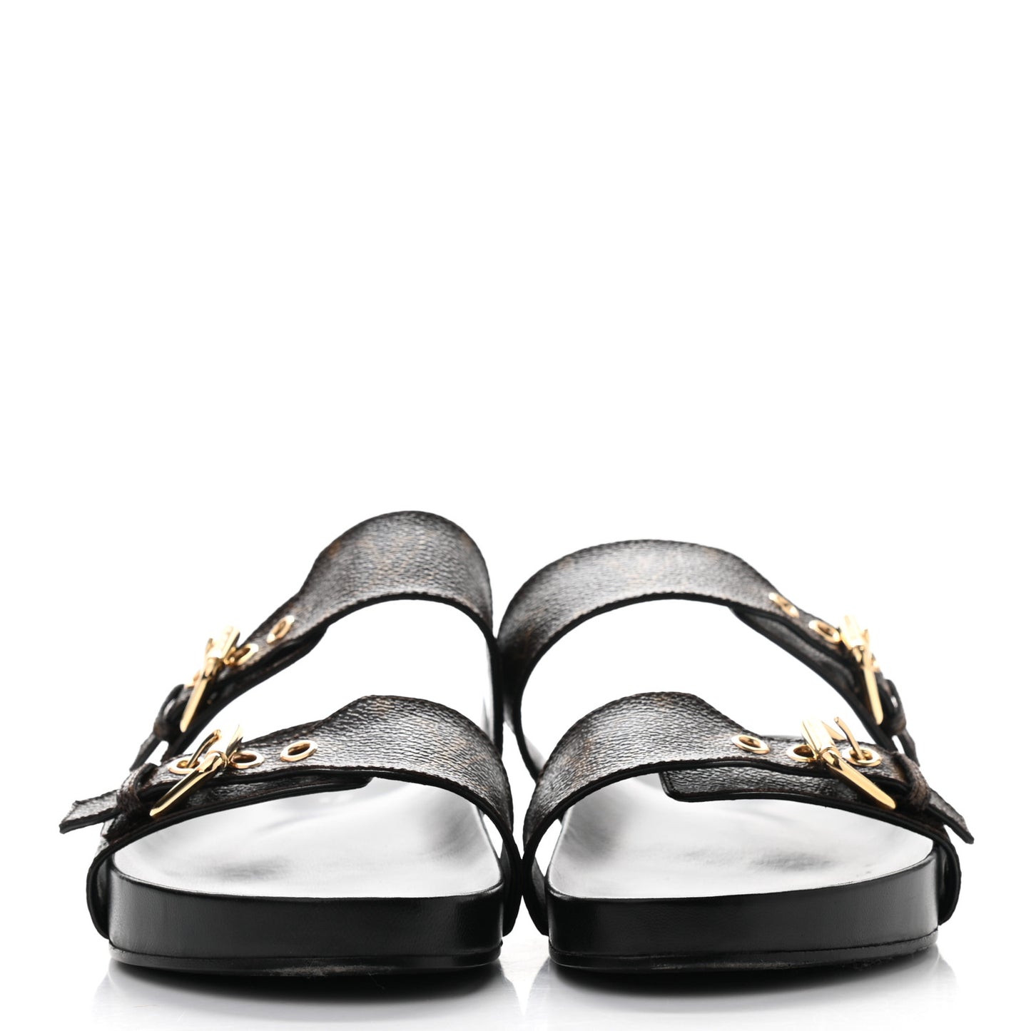 Monogram Bom Dia Mule Sandals 39 Black