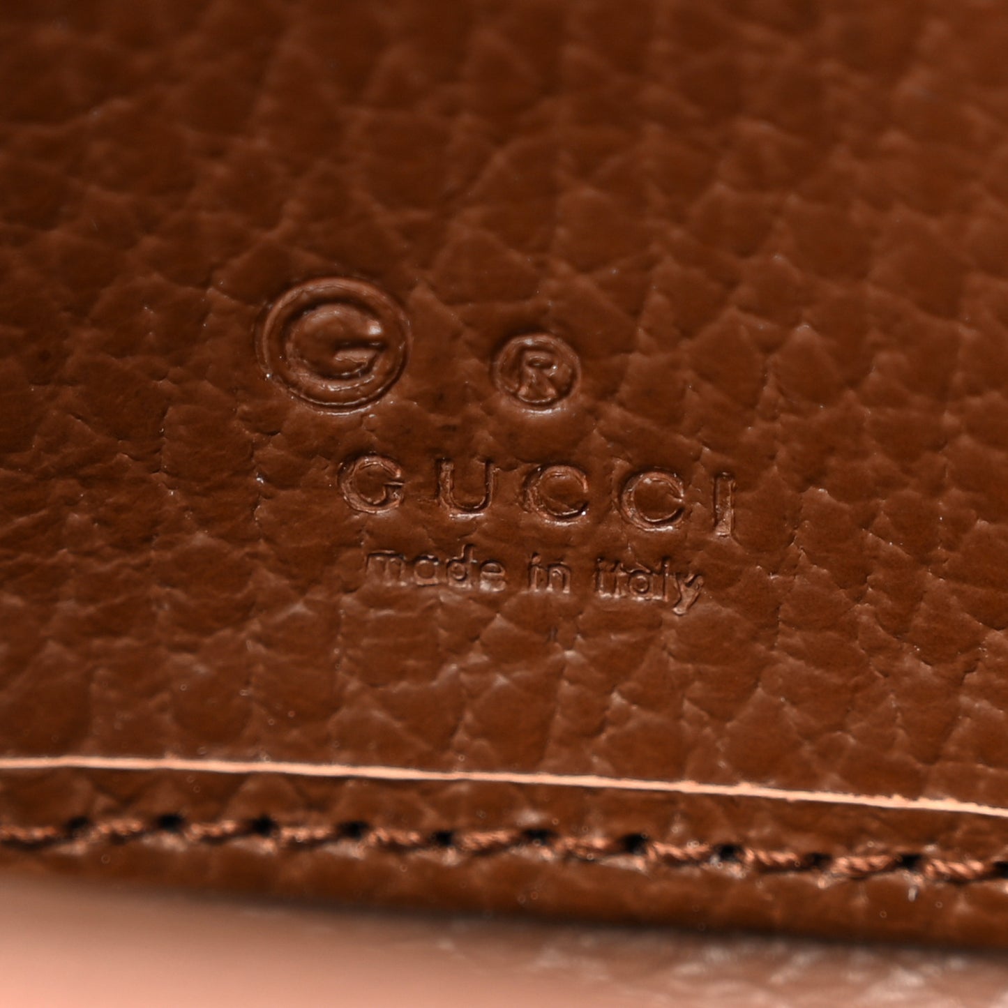 Monogram Dollar Calfskin Zip Around Wallet Beige Ebony Tabacco