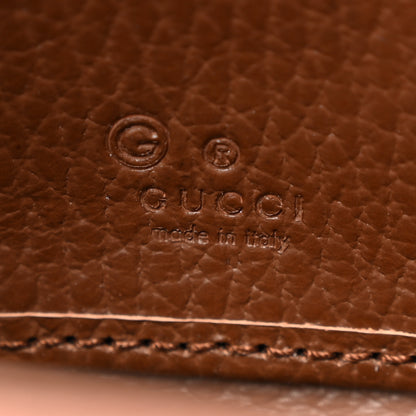 Gucci Monogram Dollar Calfskin Zip Around Wallet Beige Ebony Tabacco 6 of 11