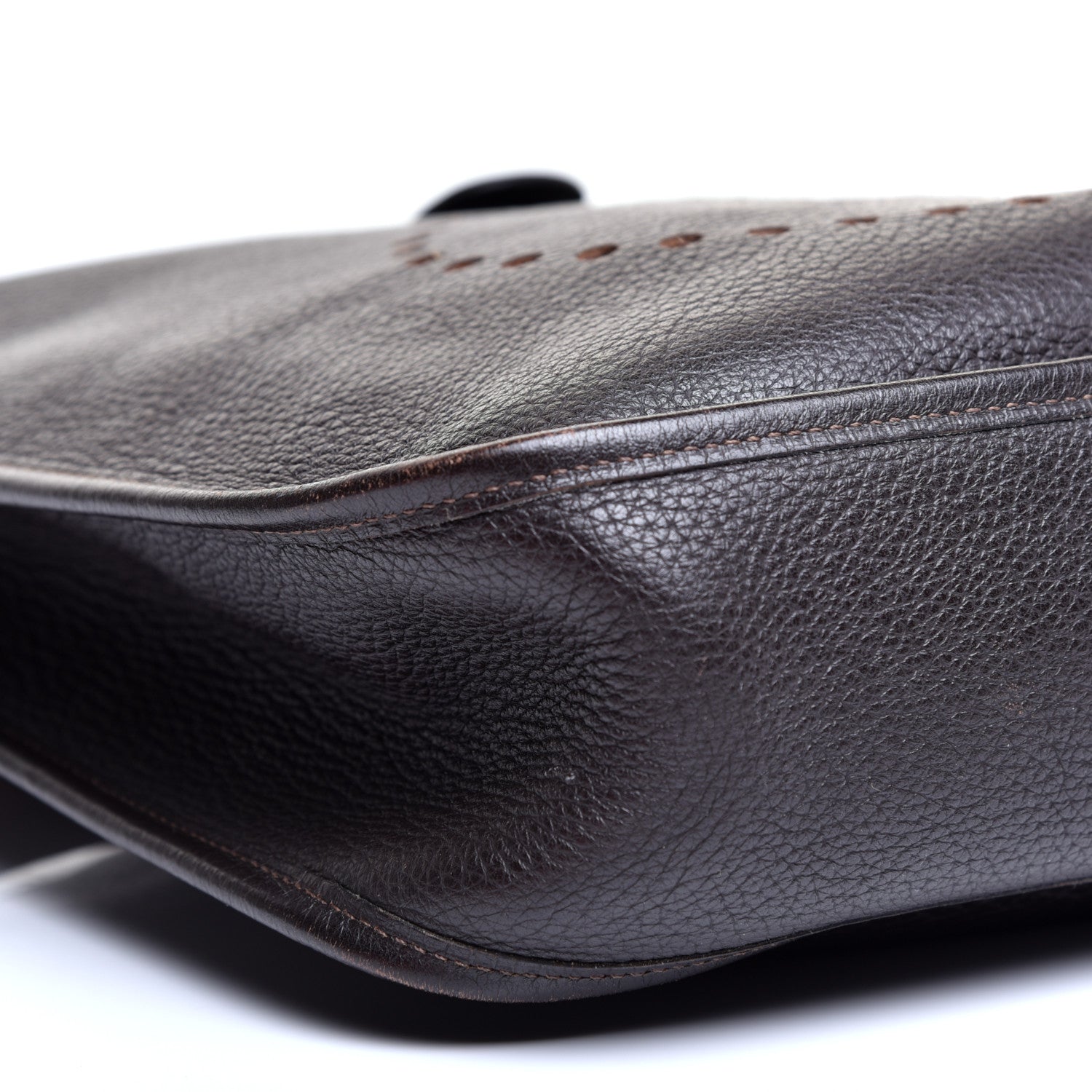 Hermes Taurillon Clemence Evelyne PM Chocolate 6 of 9