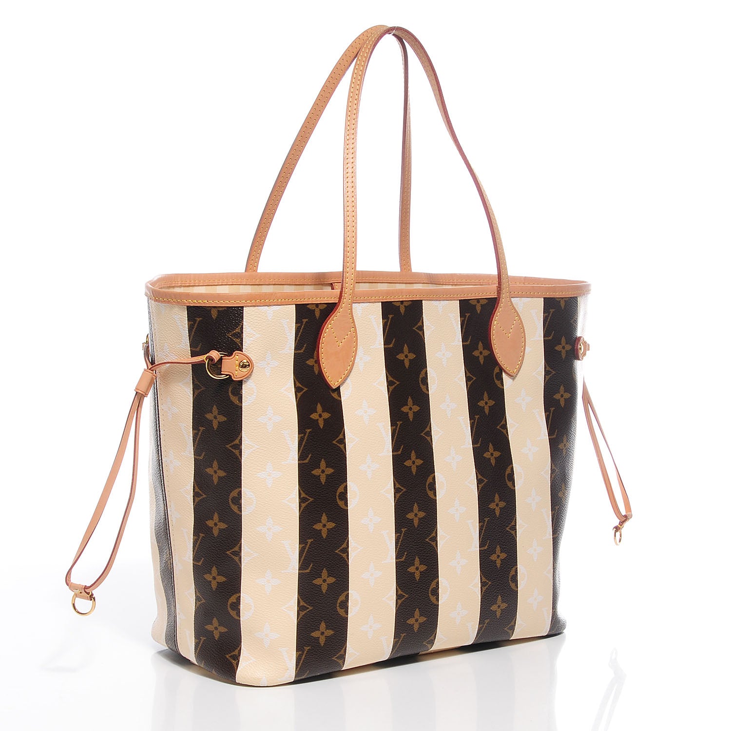 Louis Vuitton Monogram Rayures Neverfull MM 3 of 7
