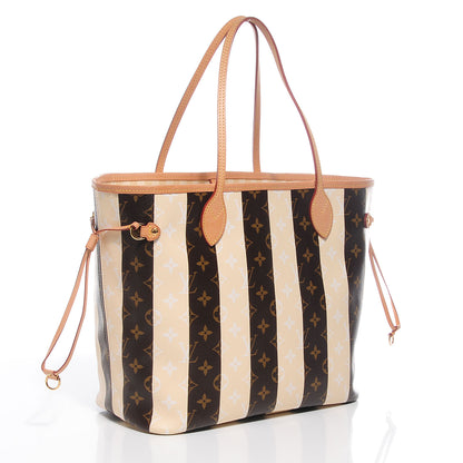 Louis Vuitton Monogram Rayures Neverfull MM 3 of 7