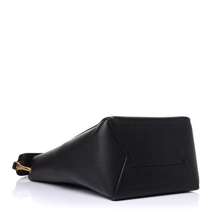 Celine Soft Grained Calfskin Sangle Bucket Bag Black 4 of 10