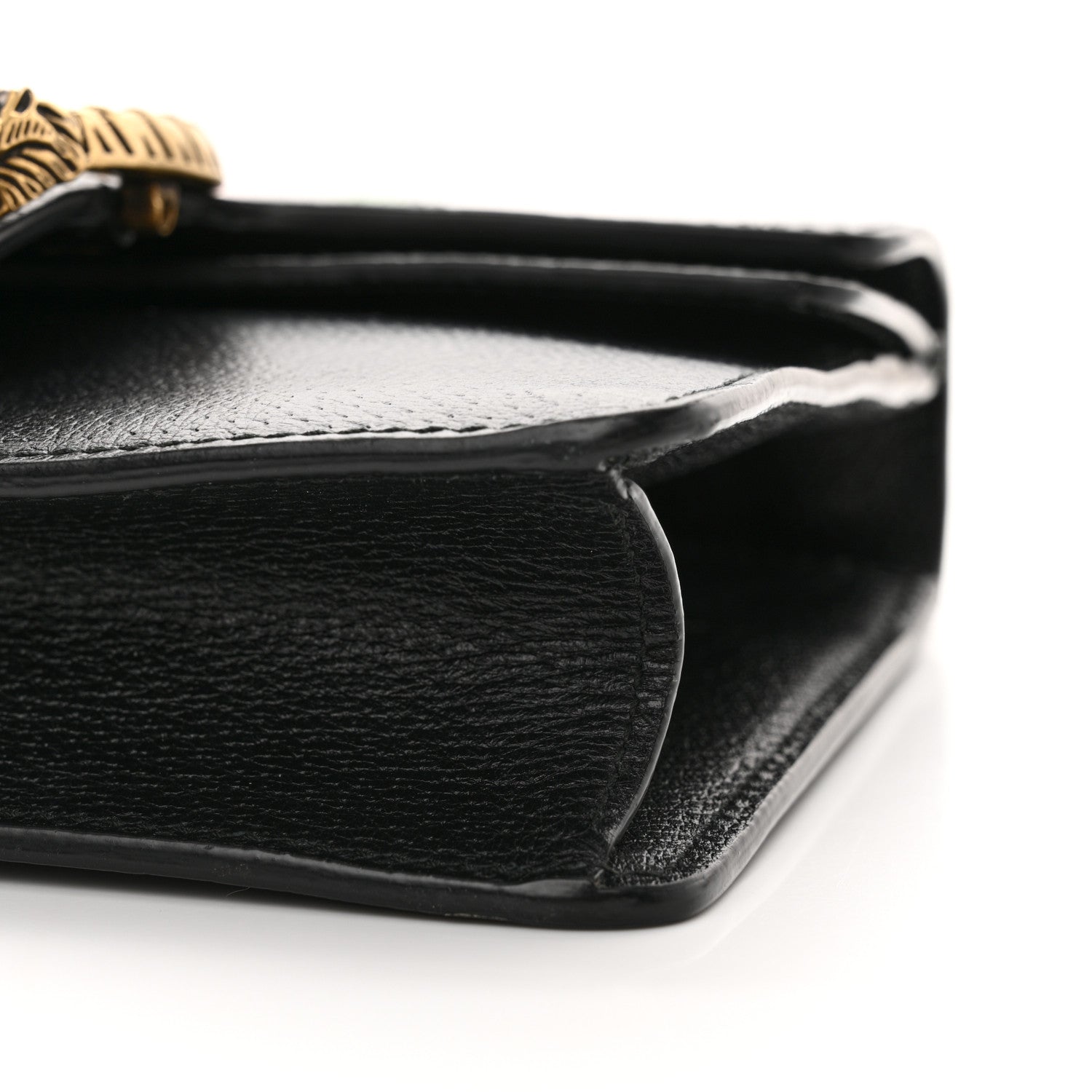Gucci Calfskin Web Mini Dionysus Shoulder Bag Black 10 of 15