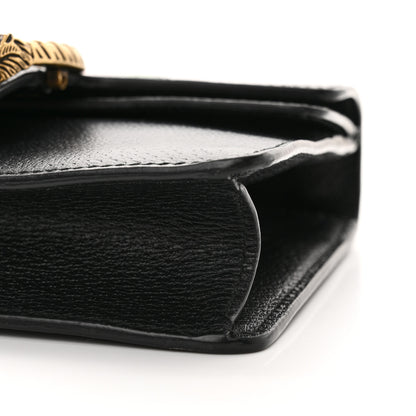 Gucci Calfskin Web Mini Dionysus Shoulder Bag Black 10 of 15