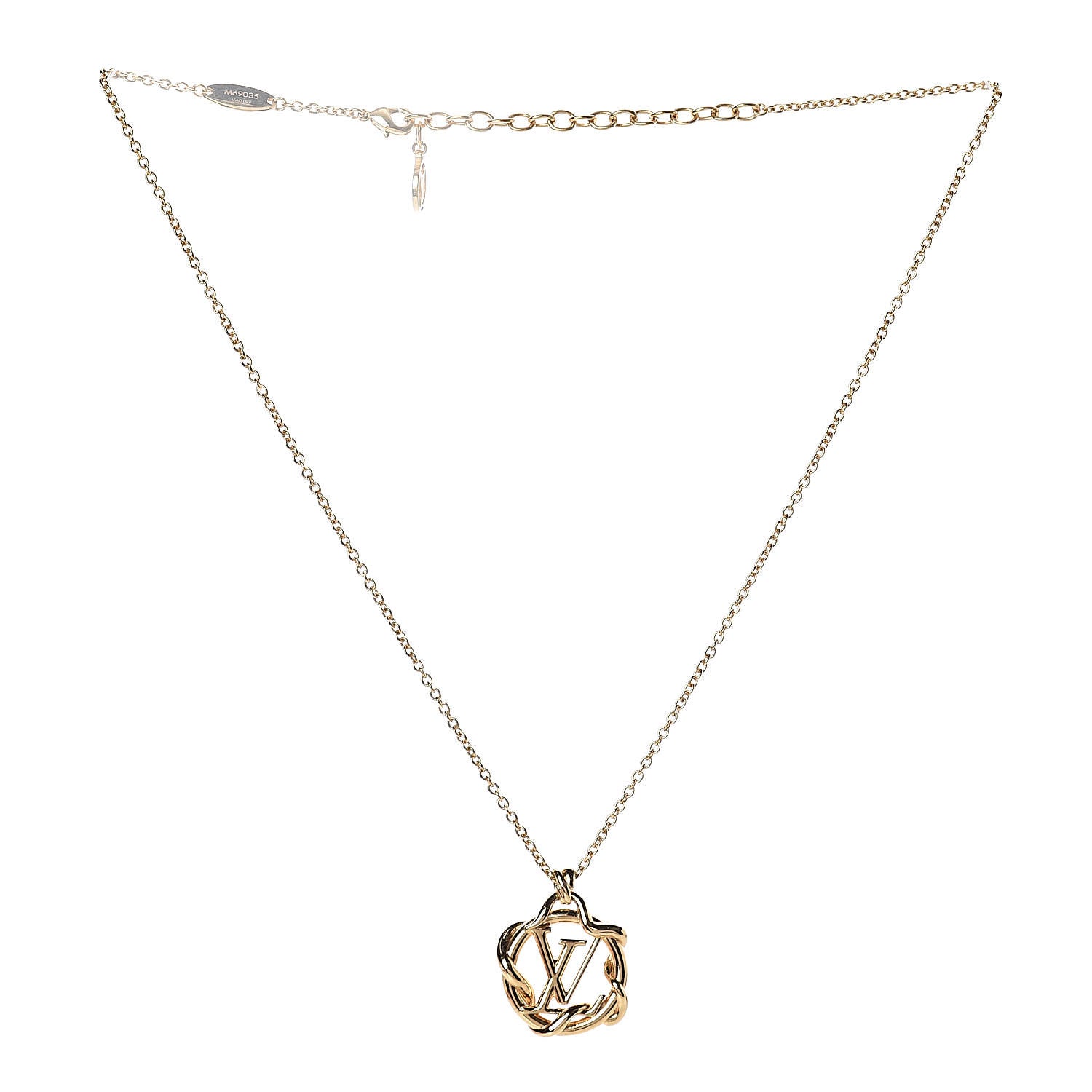 Louis Vuitton Metal Garden Louise Necklace 3 of 7