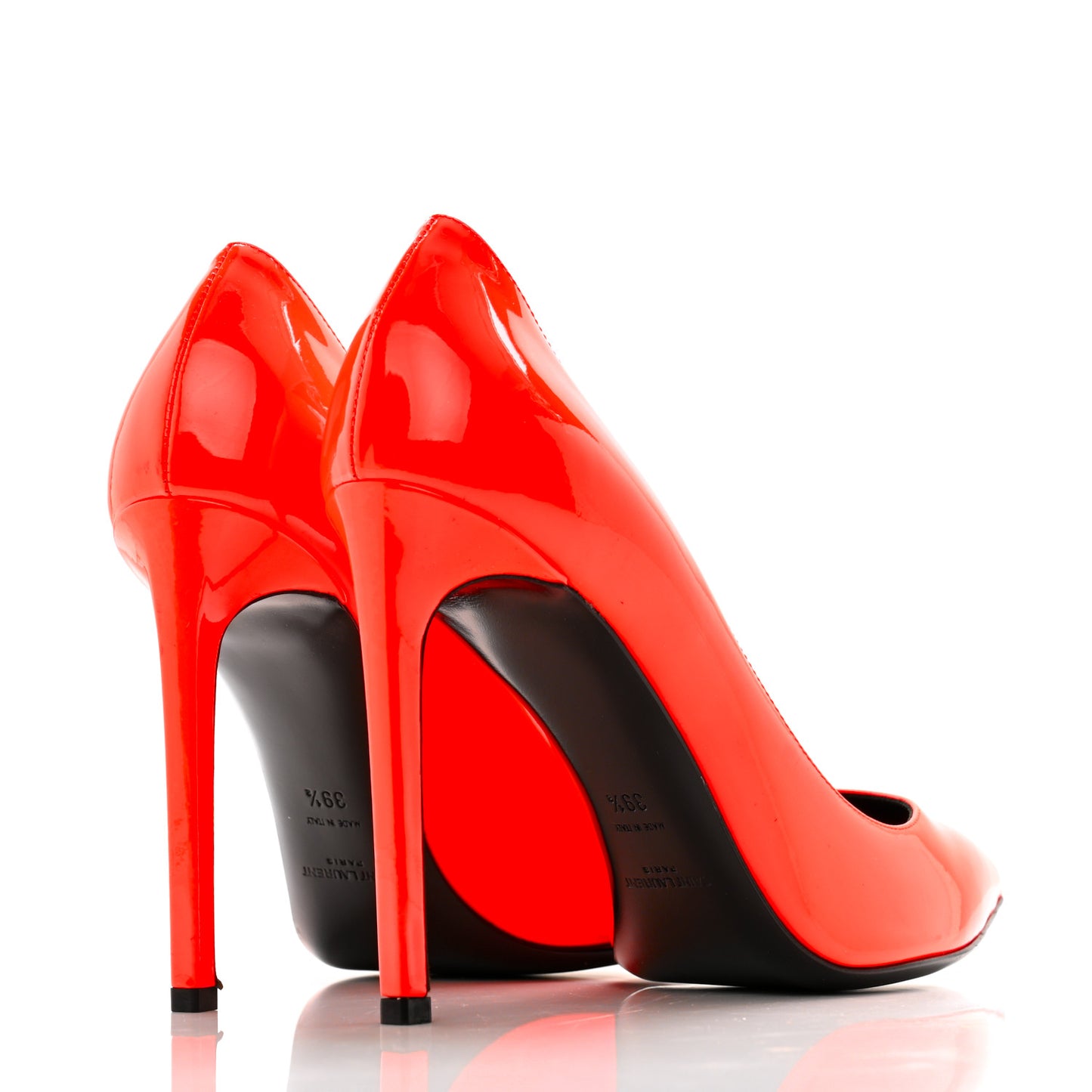 Patent Paris 105 Pumps 39.5 Orange Fluo