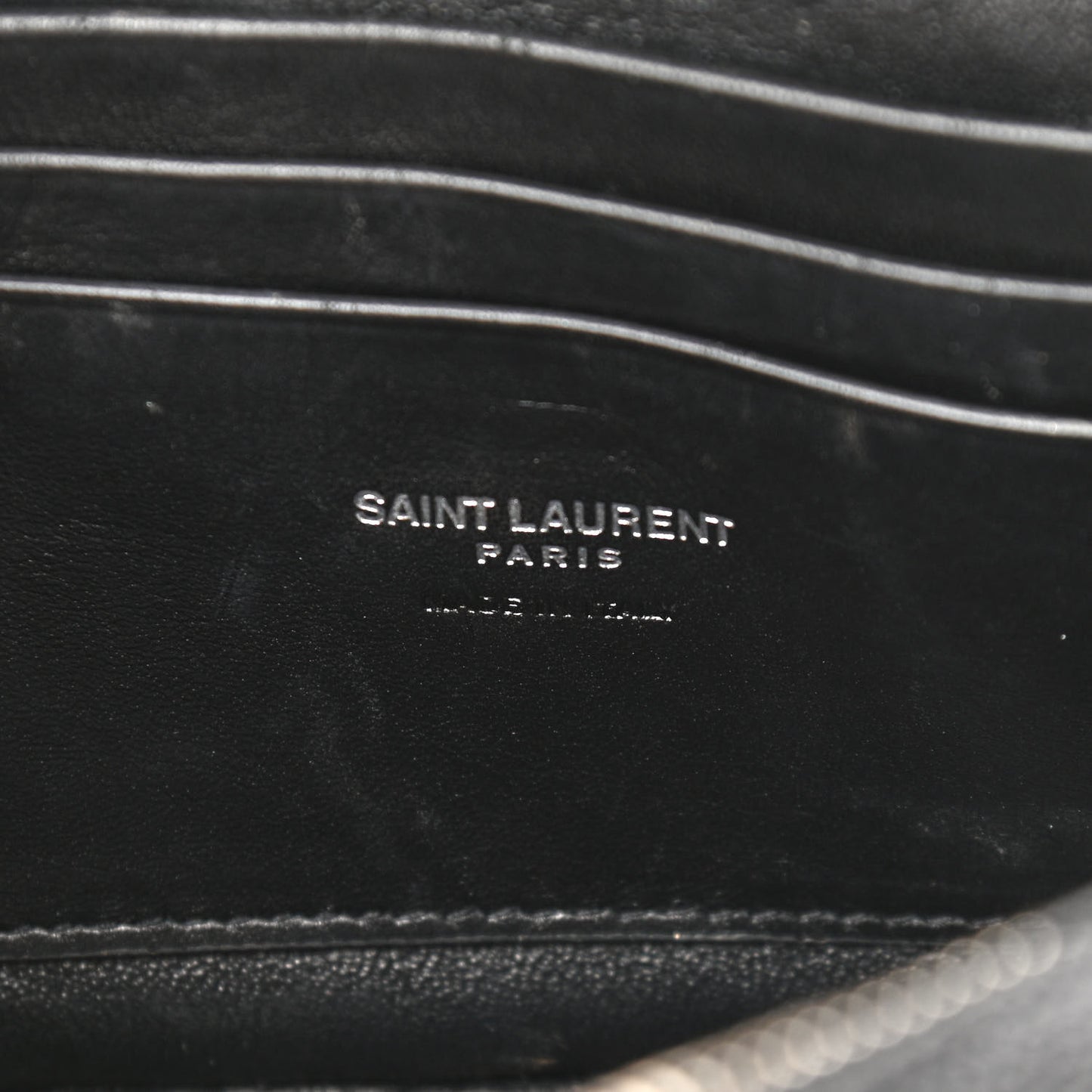 Grain De Poudre Matelasse Monogram Mini Lou Camera Bag Black