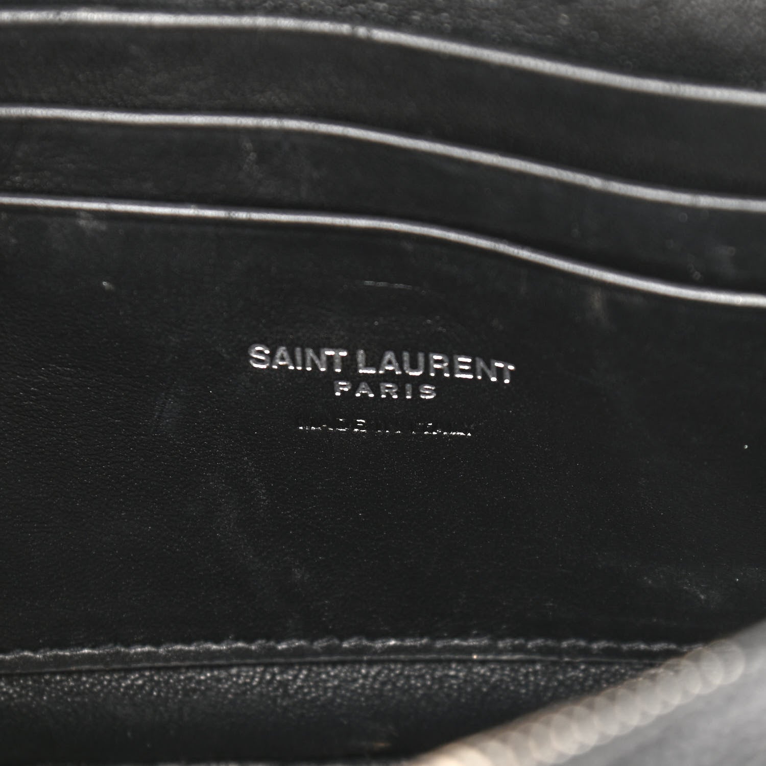 Saint Laurent Grain De Poudre Matelasse Monogram Mini Lou Camera Bag Black 5 of 11