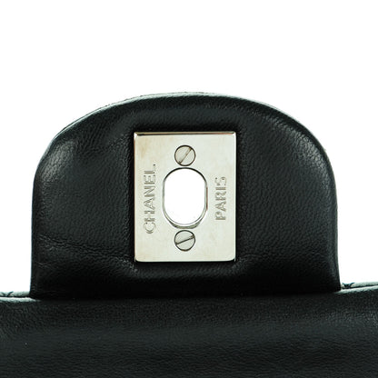 Chanel Lambskin Quilted Medium Double Flap Black 6 of 9