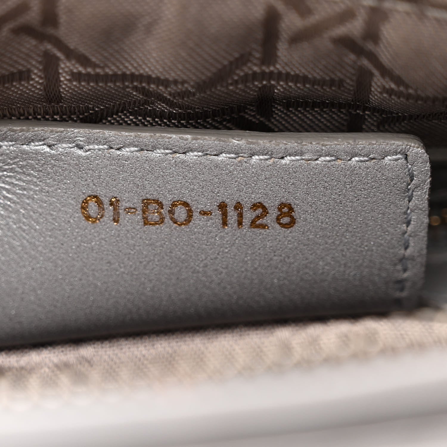Christian Dior Lambskin Cannage Medium Lady Dior Grey 7 of 12