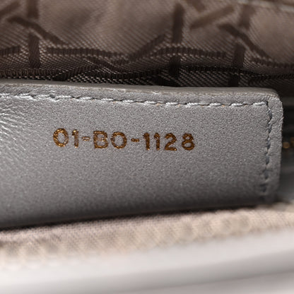 Christian Dior Lambskin Cannage Medium Lady Dior Grey 7 of 12