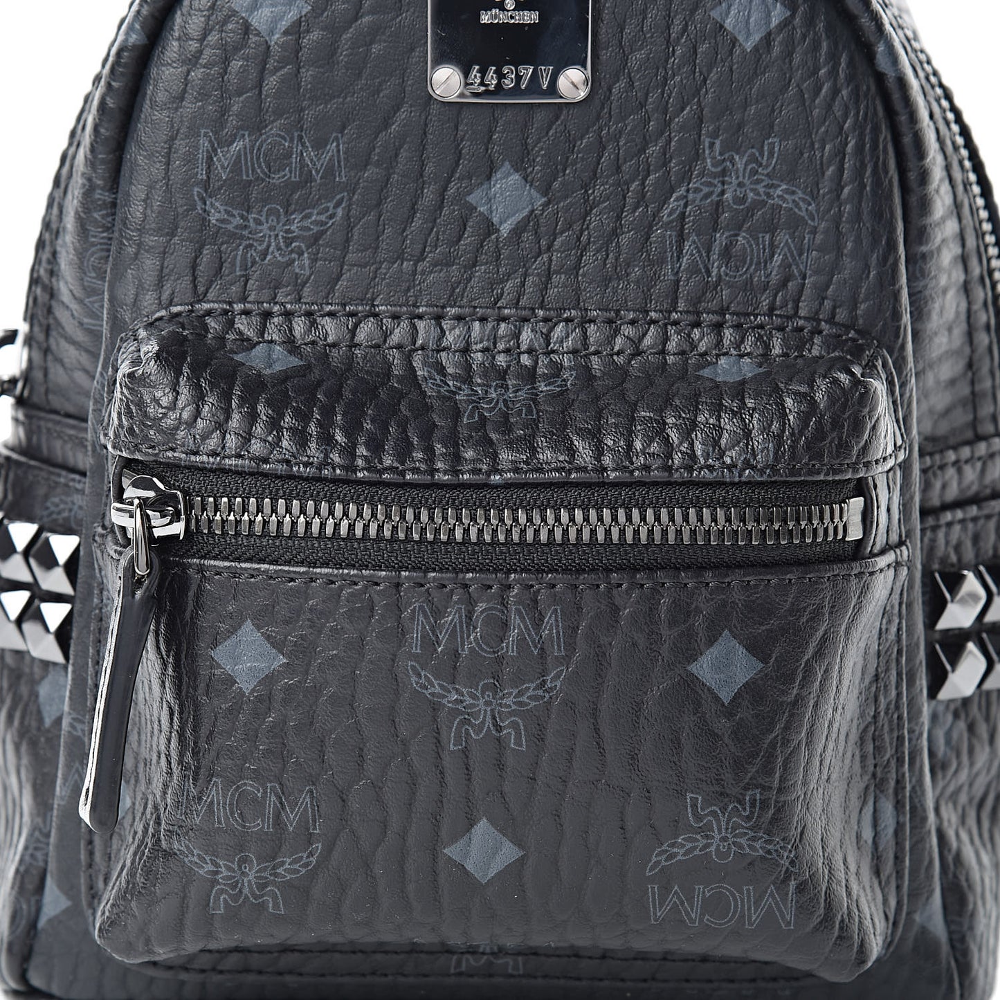 Visetos Studded X-Mini Bebe Boo Backpack Black