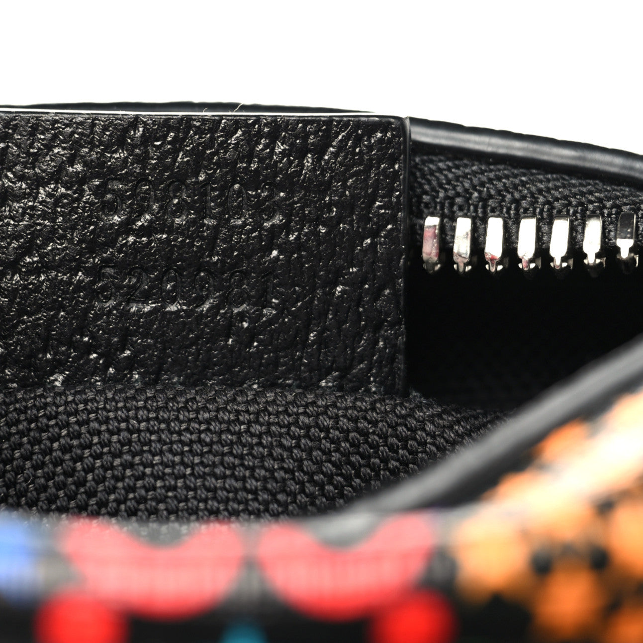 GG Supreme Monogram Psychedelic Messenger Bag Black