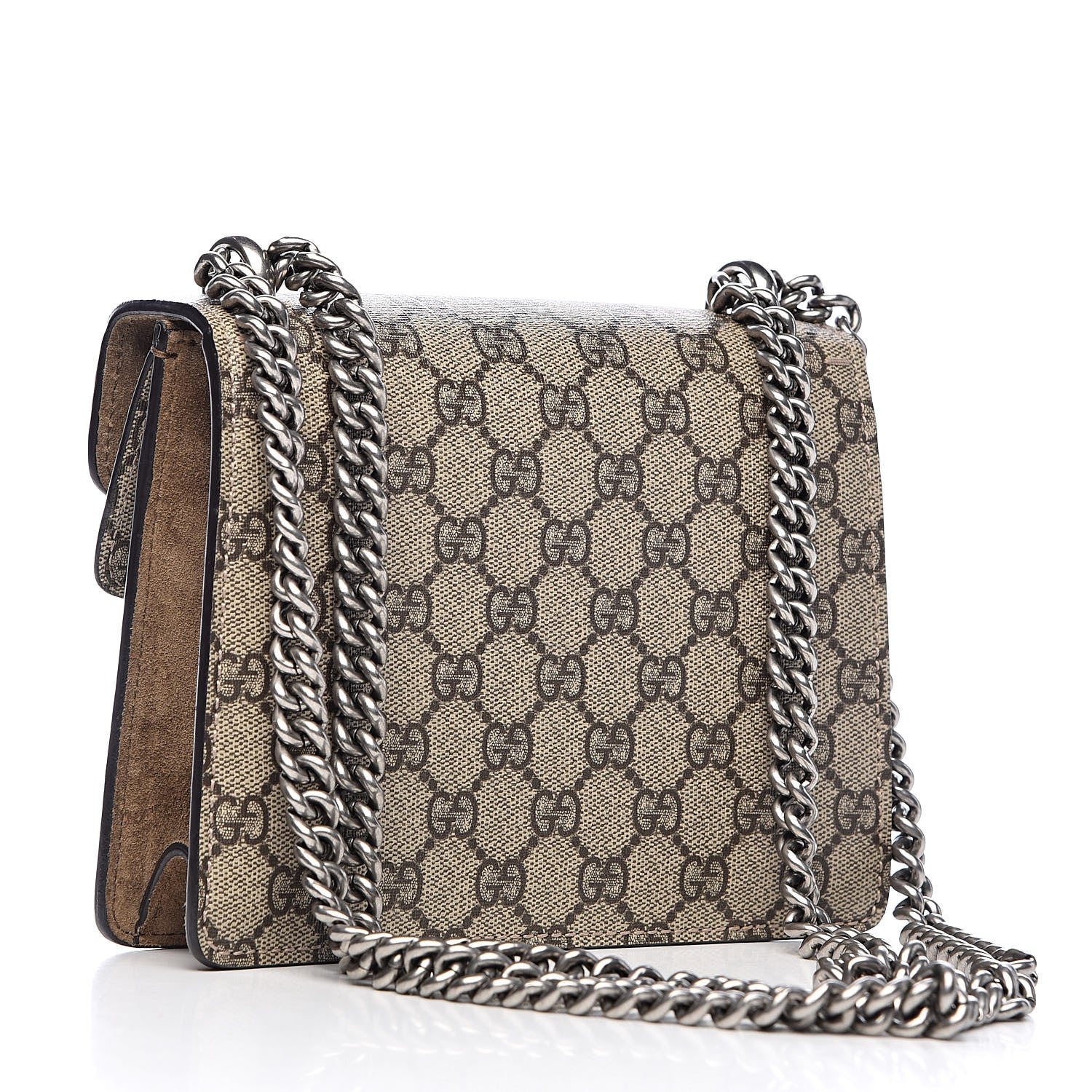 Gucci GG Supreme Monogram Mini Dionysus Shoulder Bag Taupe 3 of 13