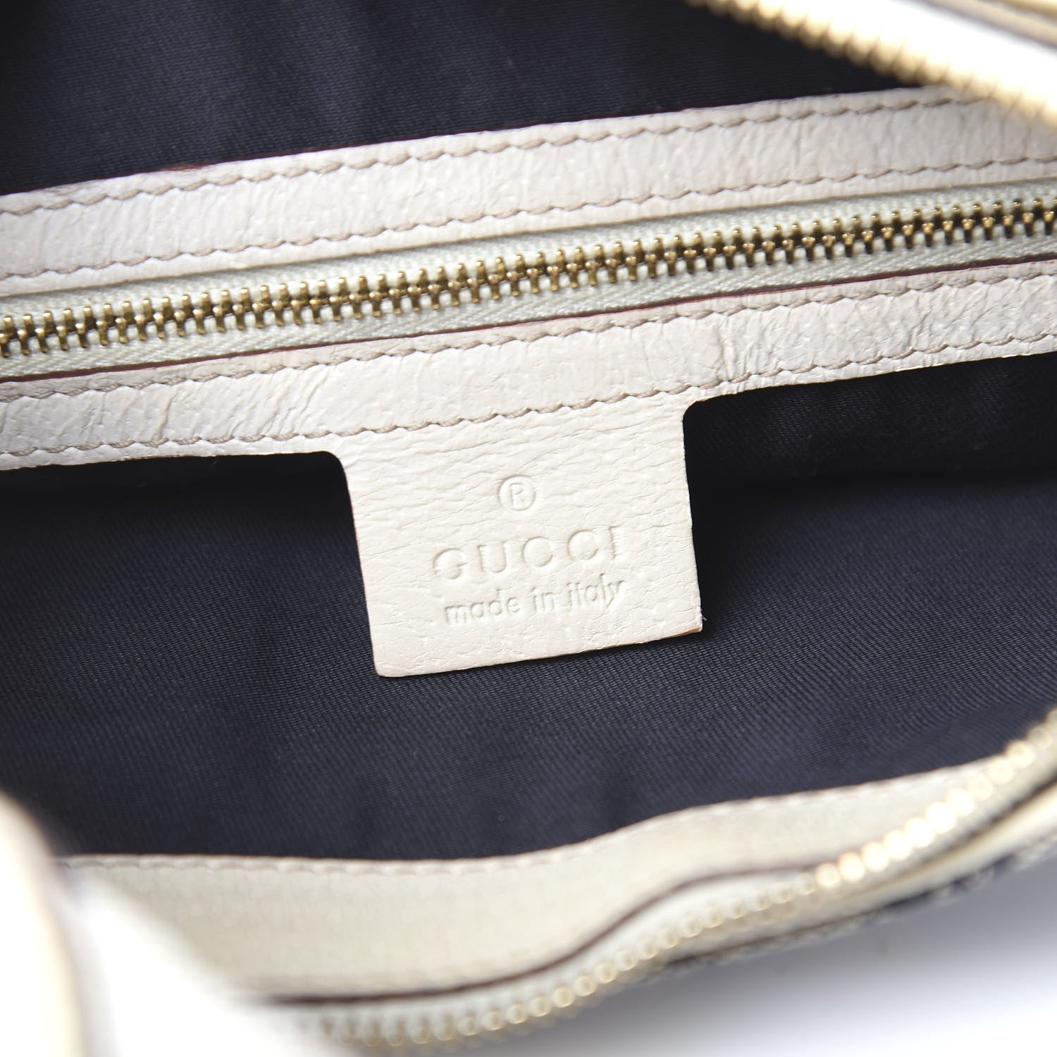 Gucci Monogram Creole Hobo Ivory 6 of 12
