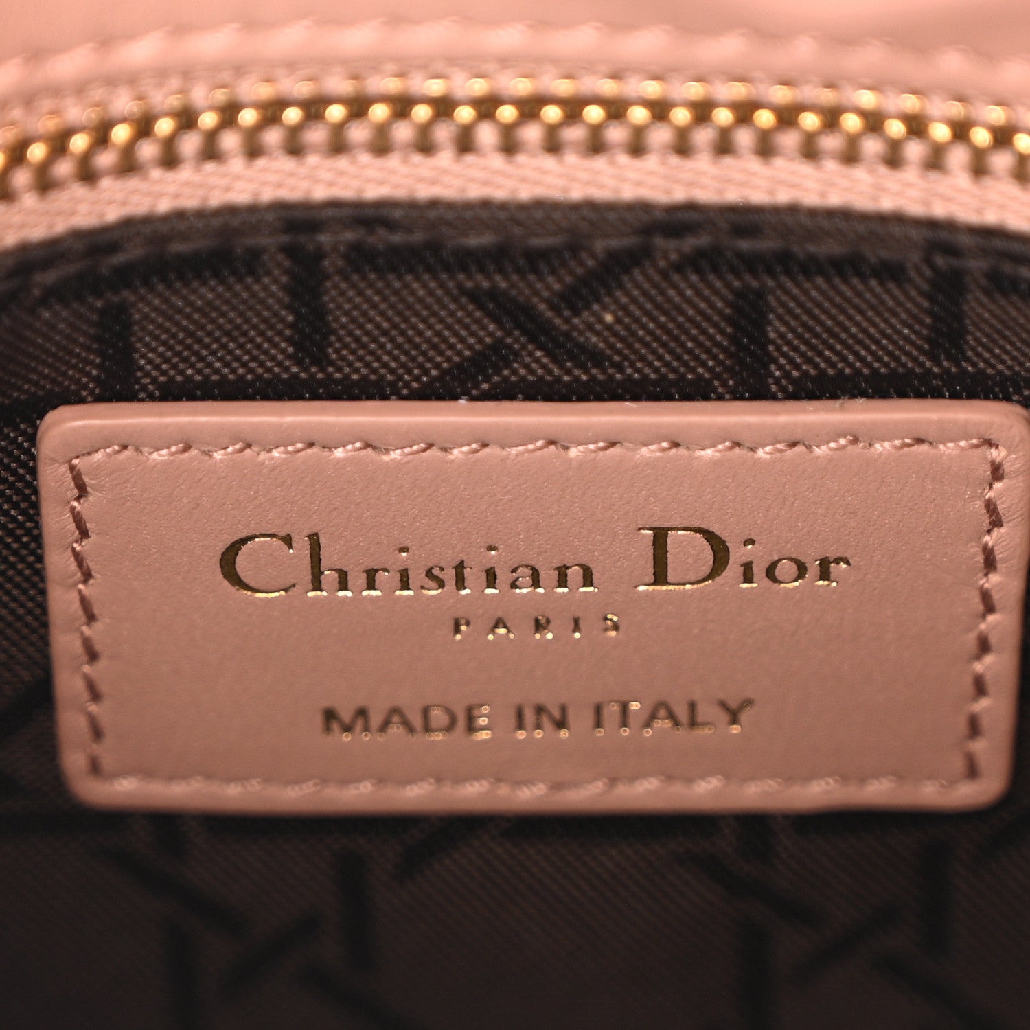 Christian Dior Lambskin Cannage Mini Lady Dior Blush 6 of 9