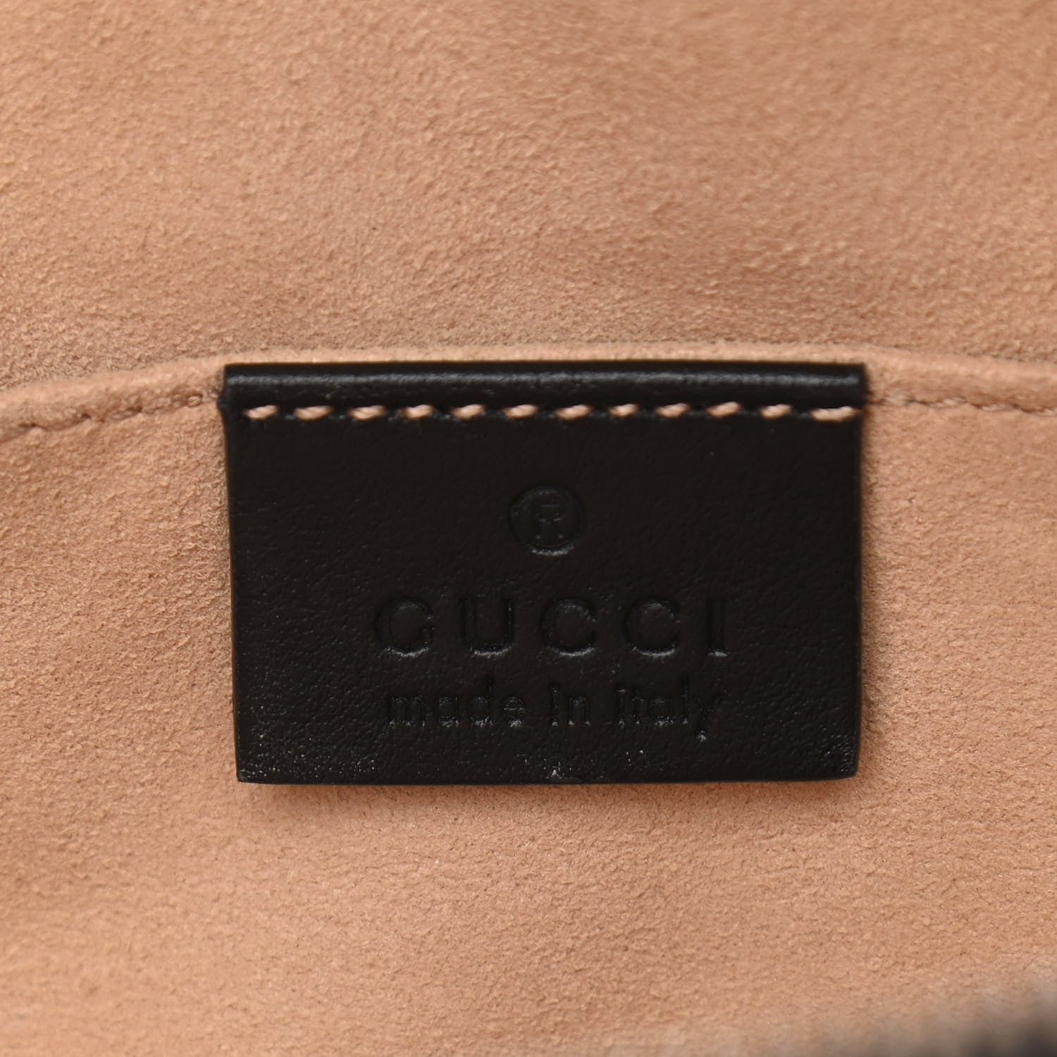Gucci Calfskin Matelasse GG Marmont Belt Bag 95 38 Black 6 of 10