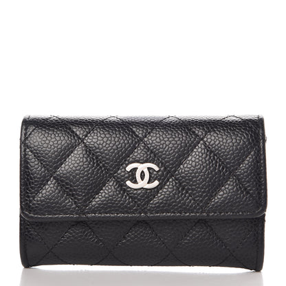 Chanel Caviar Quilted Flap Card Holder Black 1 of 9