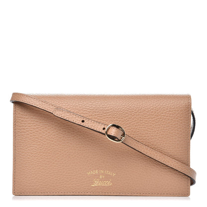Gucci Dollar Calfskin Mini Swing Wallet Bag Camelia Mineral Blue 1 of 9