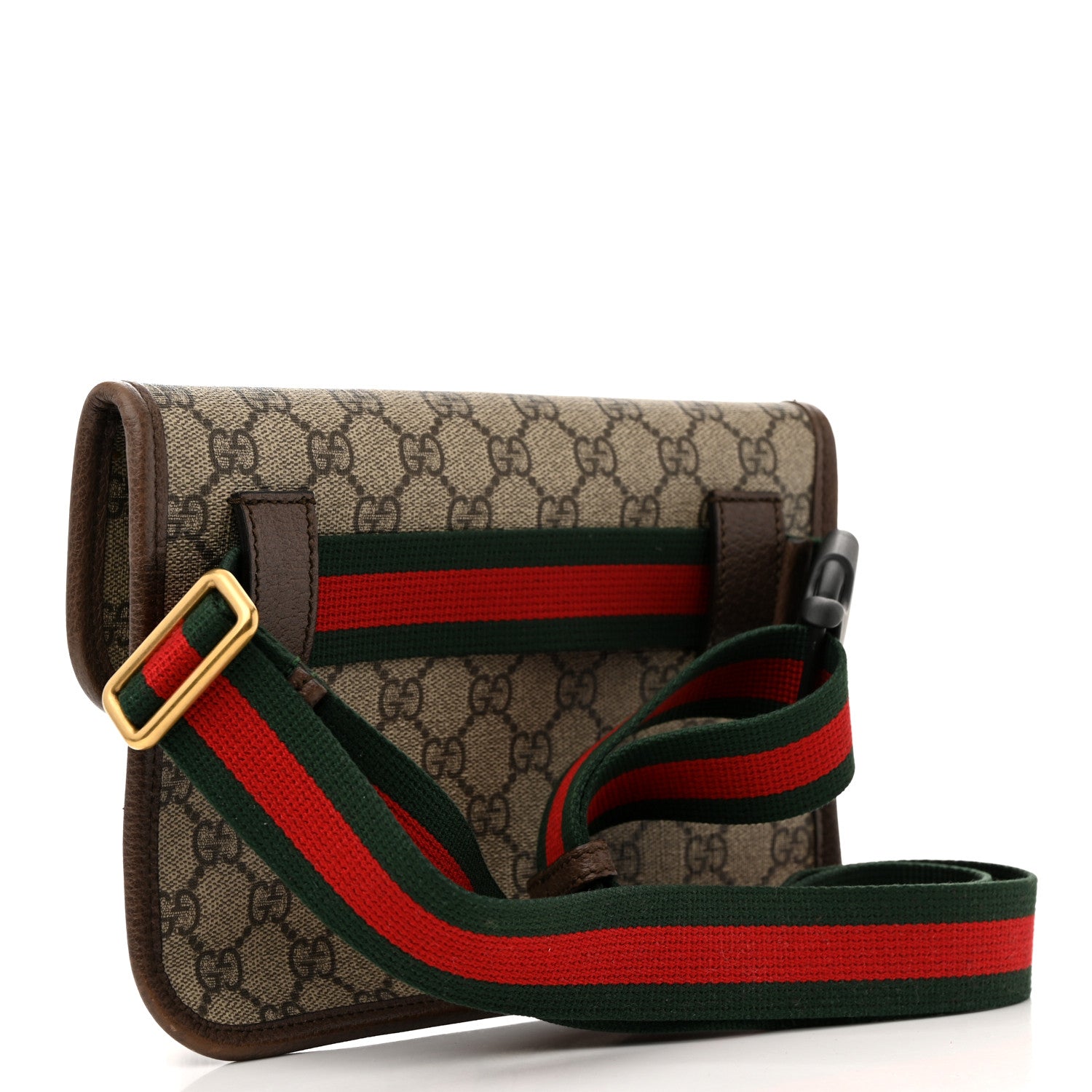 Gucci GG Supreme Monogram Neo Vintage Web Belt Bag Brown 3 of 12