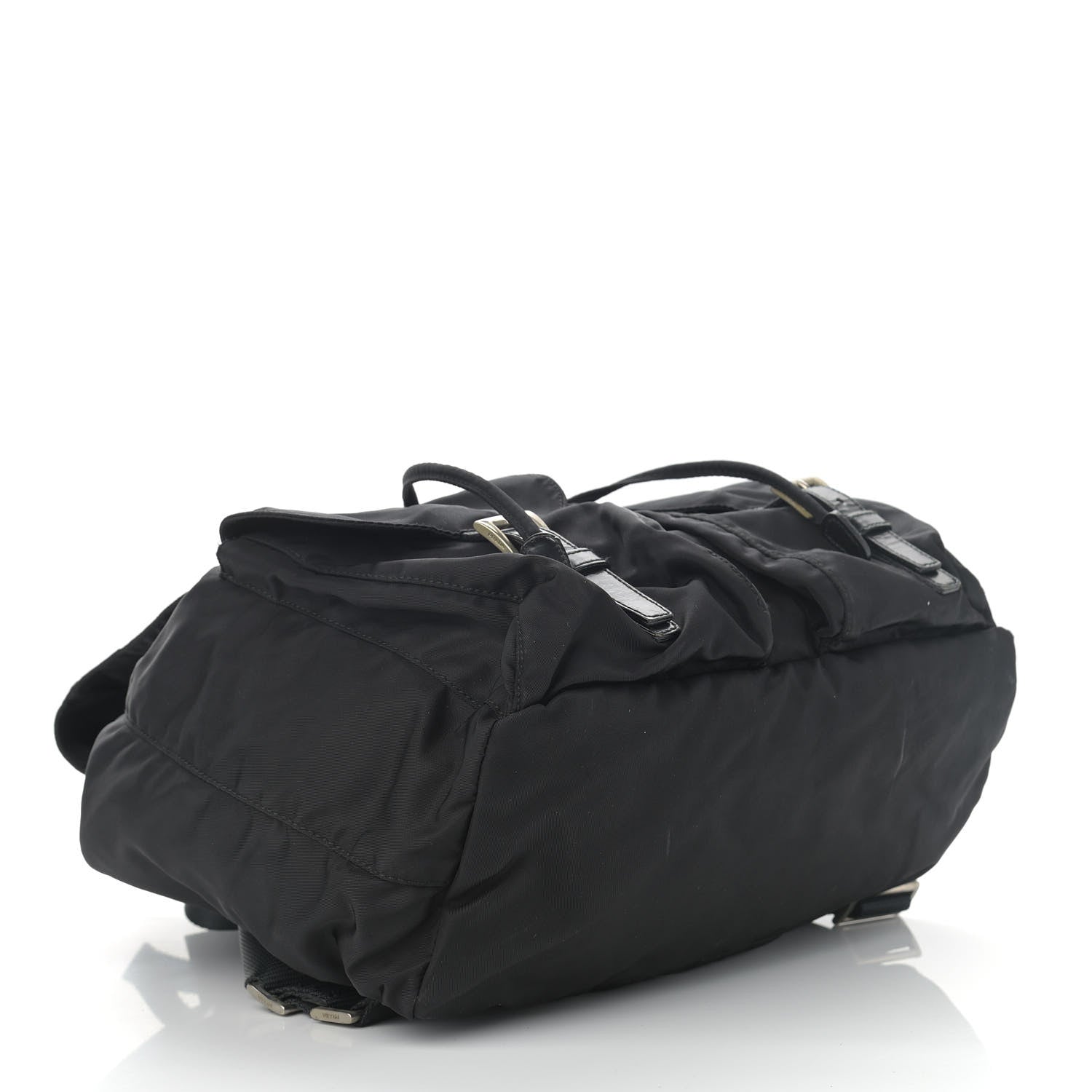 Prada Nylon Vela Medium Backpack Black 4 of 13