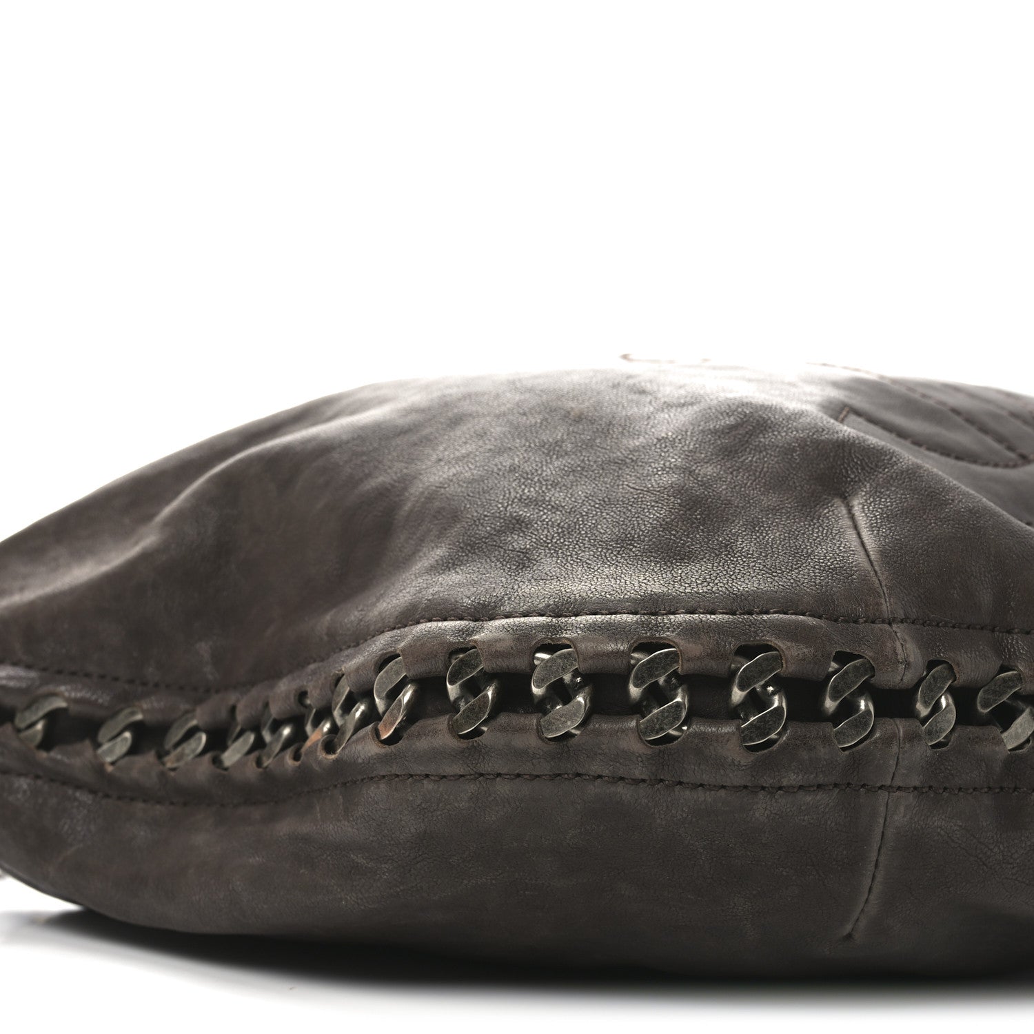 Chanel Calfskin Modern Chain Hobo Brown 9 of 11