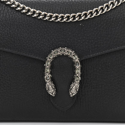 Gucci Calfskin Mini Dionysus Chain Wallet Black 7 of 15