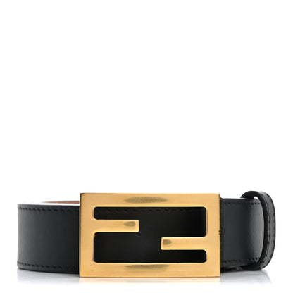 Fendi Calfskin Baguette Belt 80 32 Black 1 of 8