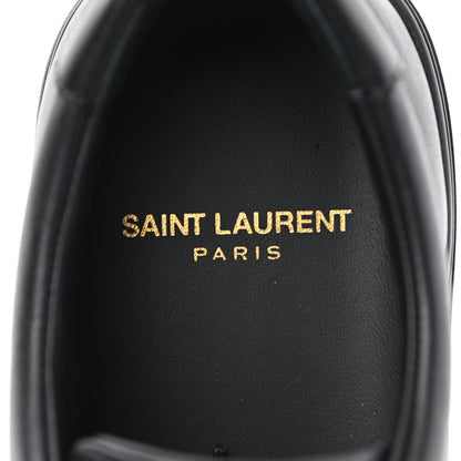 Saint Laurent Calfskin Andy Low Top Sneakers 38 Black 7 of 8