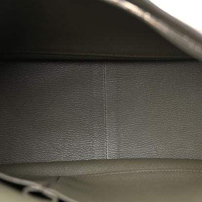 Hermes Taurillon Clemence Jypsiere 34 Vert De Gris 5 of 13