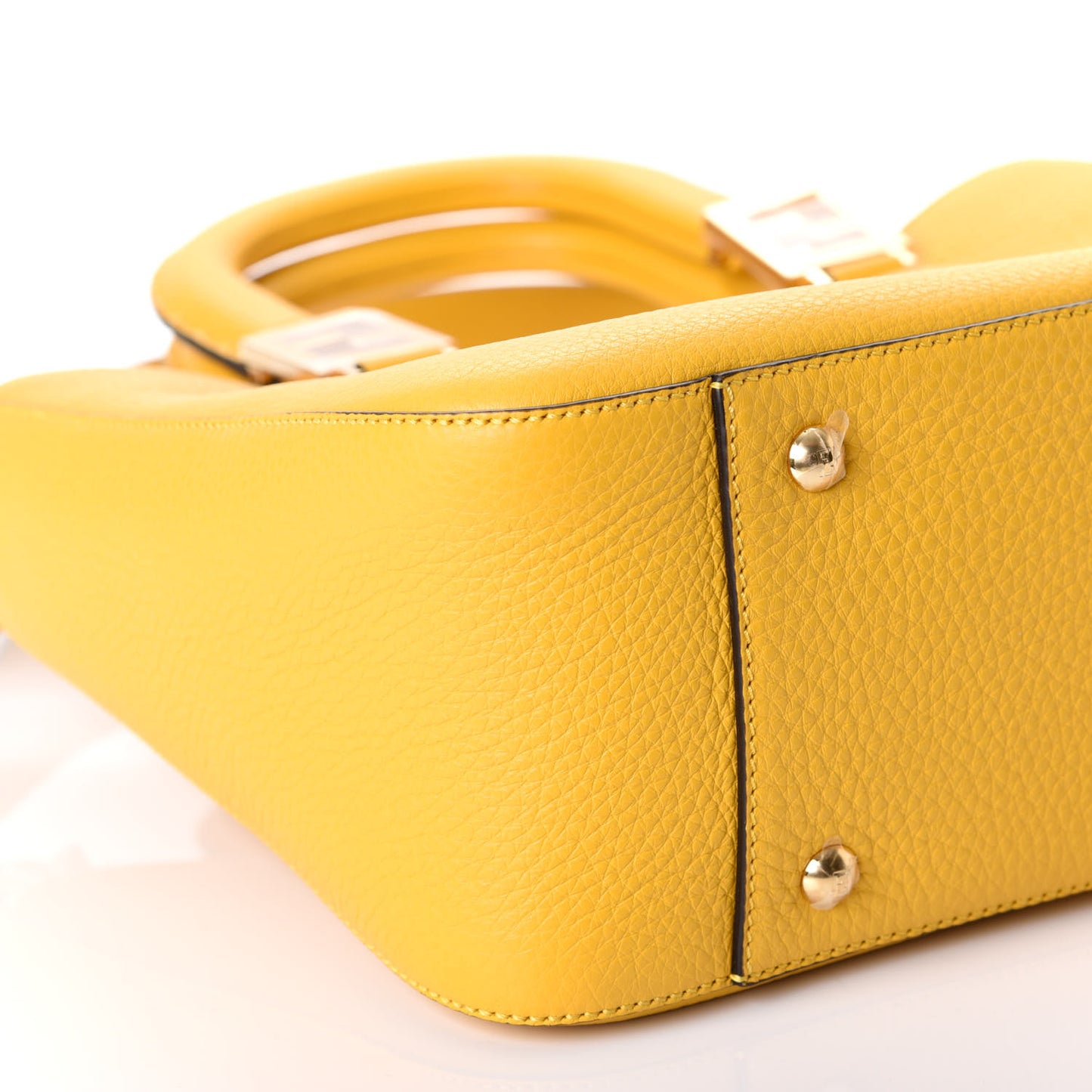 Cuoio Romano Selleria Small FF Tote Sunflower