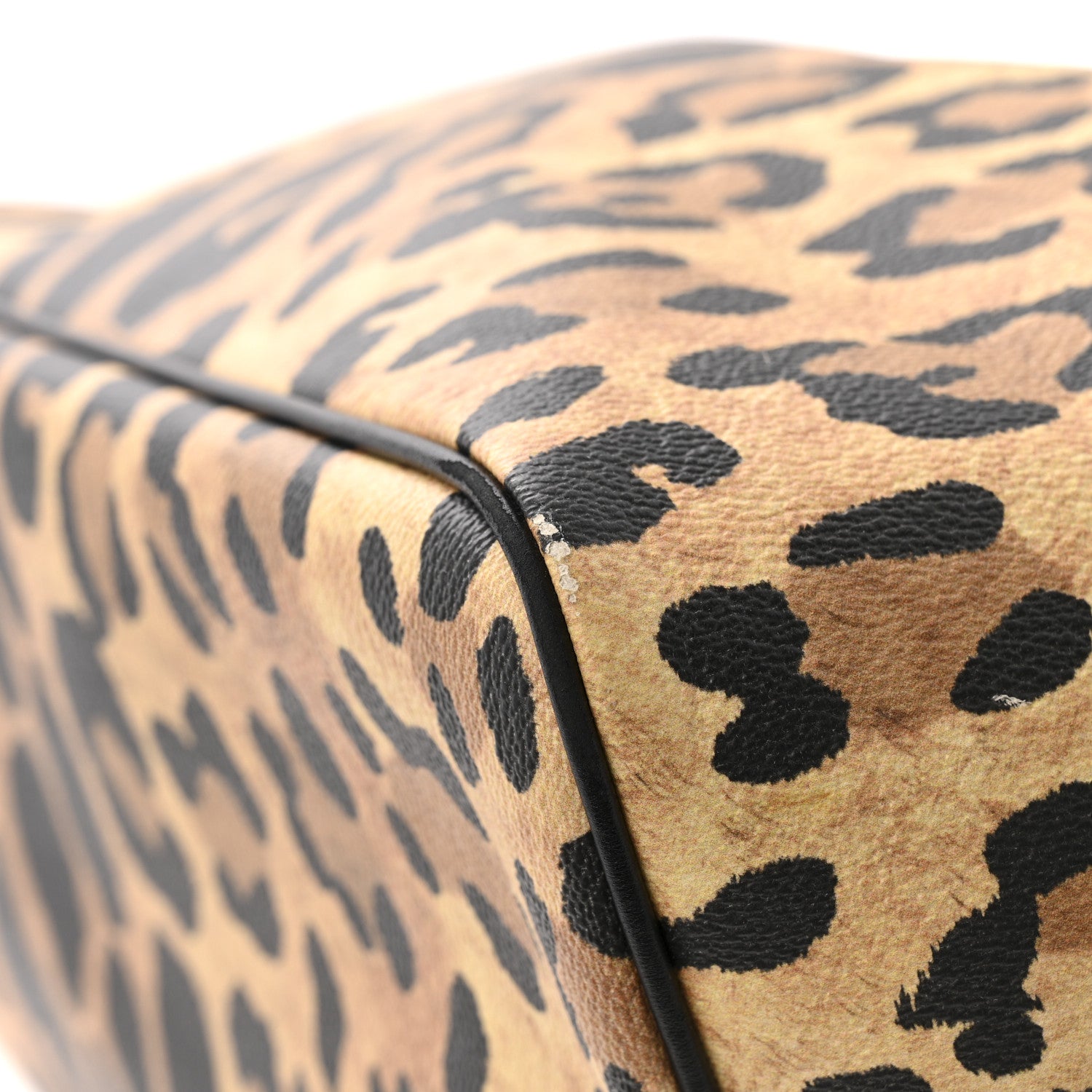 Givenchy Textured Coated Canvas Leopard Print Large Antigona Tote 11 of 14