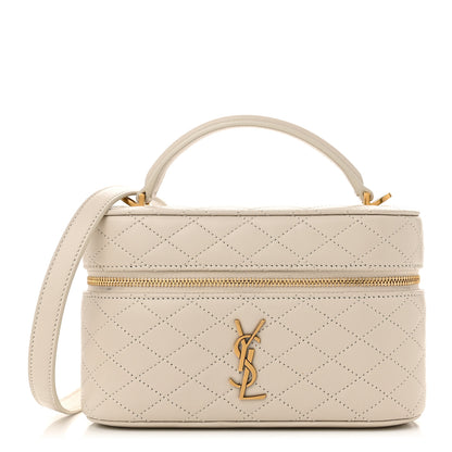 Saint Laurent Lambskin Quilted Mini Gaby Vanity Crema Soft 1 of 9