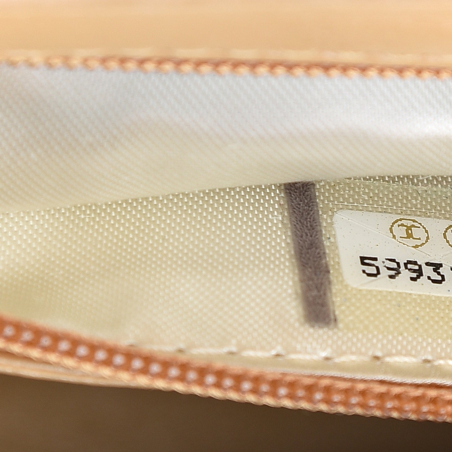 Jersey Frame Top Handle Bag Beige