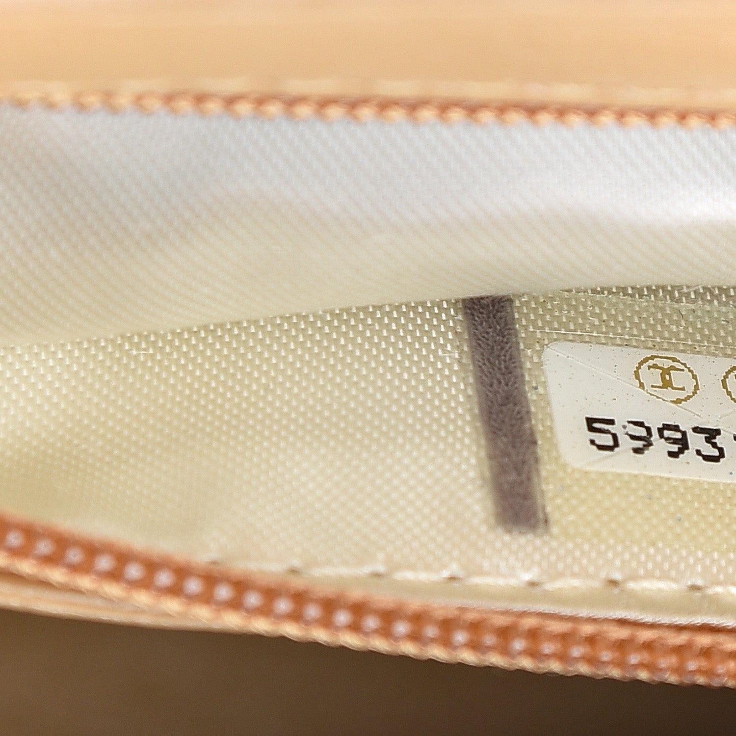 Chanel Jersey Frame Top Handle Bag Beige 7 of 9