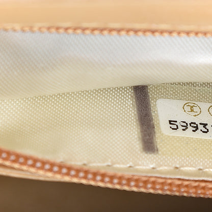 Chanel Jersey Frame Top Handle Bag Beige 7 of 9