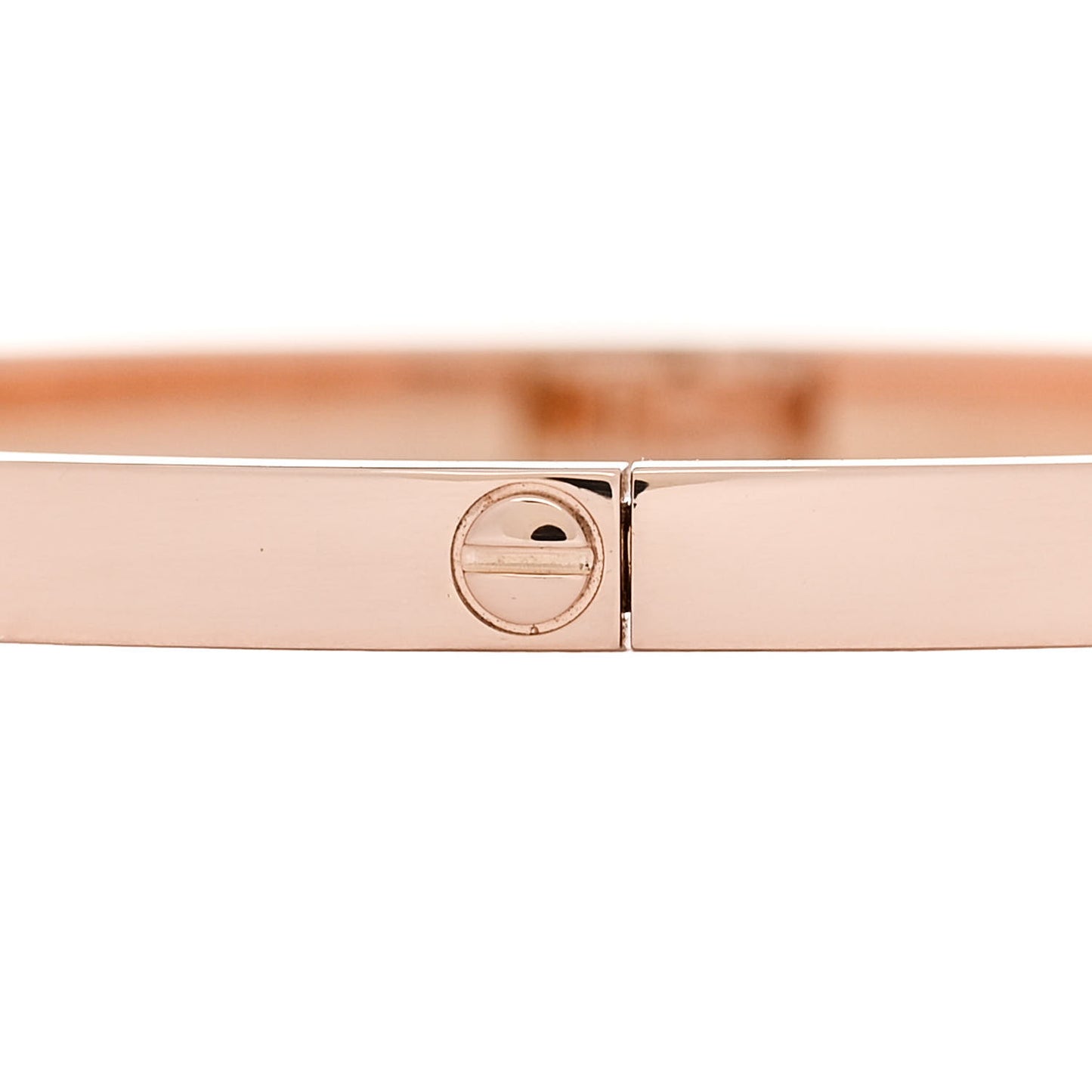 18K Pink Gold Small LOVE Bracelet 17