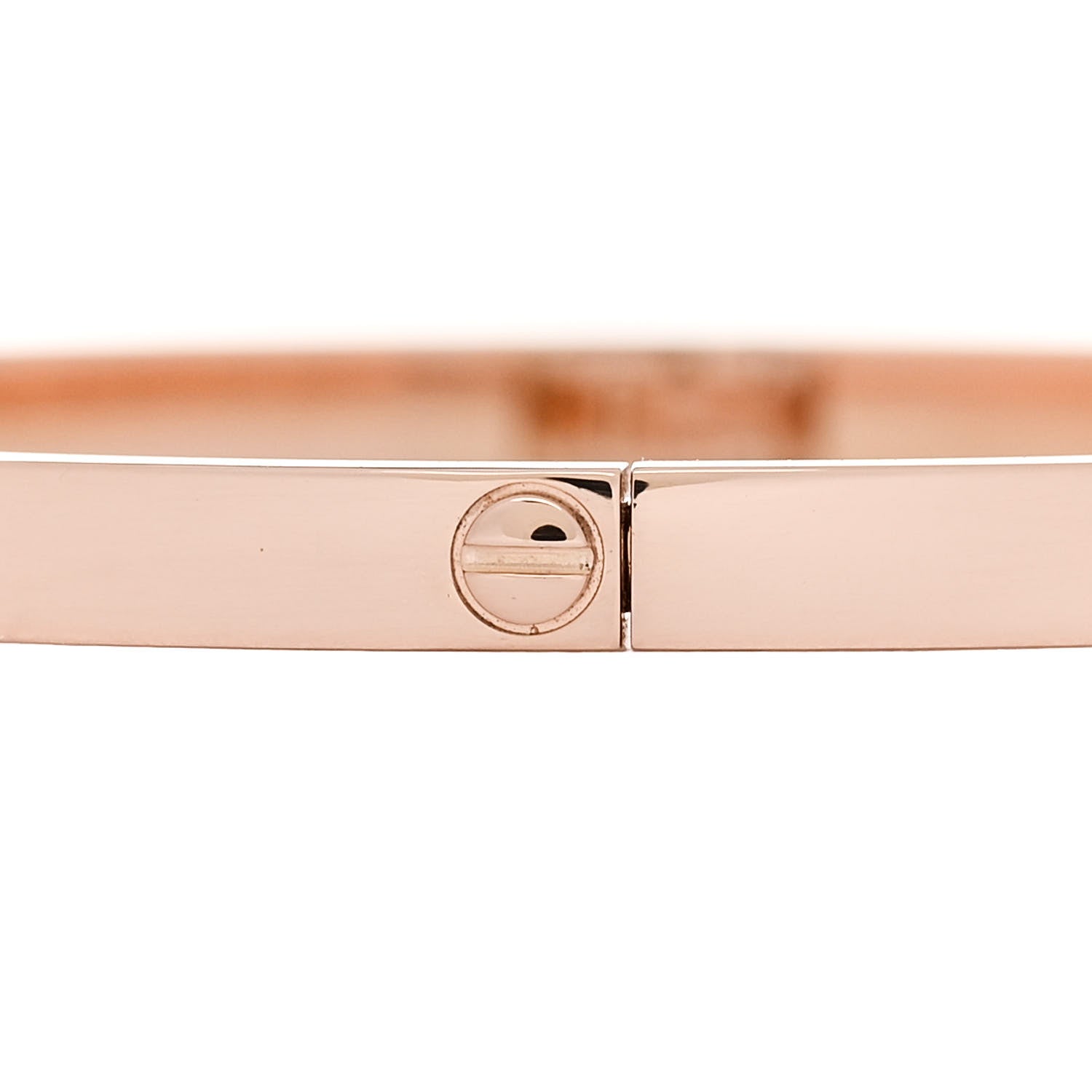 Cartier 18K Pink Gold Small LOVE Bracelet 17 4 of 8