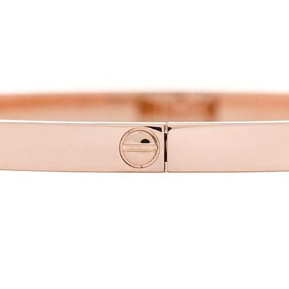 Cartier 18K Pink Gold Small LOVE Bracelet 17 4 of 8