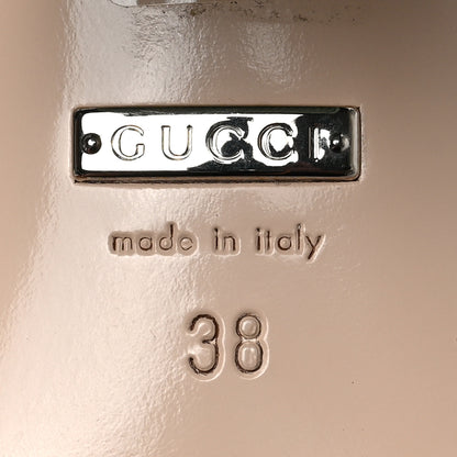 Gucci Sequin Satin Malaga Kid GG Marmont Ankle Wrap 75mm Sandals 38 Water Green Verde Chiaro Light Water Green 6 of 8