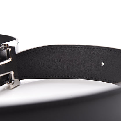 Hermes Box Swift 32mm H Belt 85 Black Plomb 4 of 6